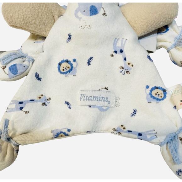 NEW Vitamins Baby Lion Plush Lovey Security Blanket 2 Pk Lay Me Down 2 Sleep HTF - Picture 2 of 7